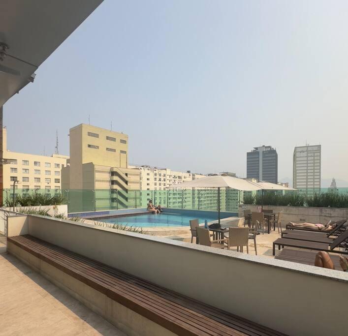 Apartamento Apartamento Completo E Moderno Com Ar Condicionado E Piscina No Centro Do Rio